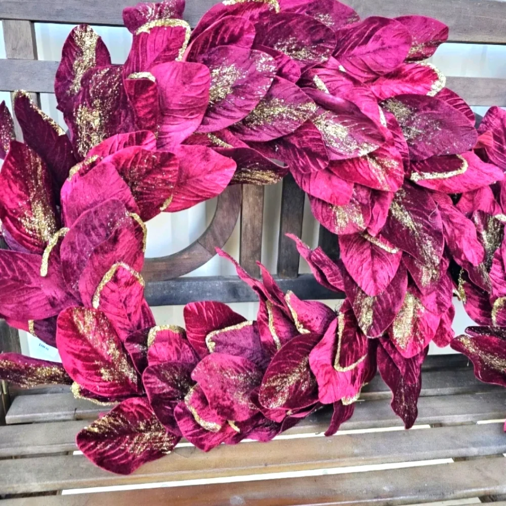Two wreaths from Neiman Marcus